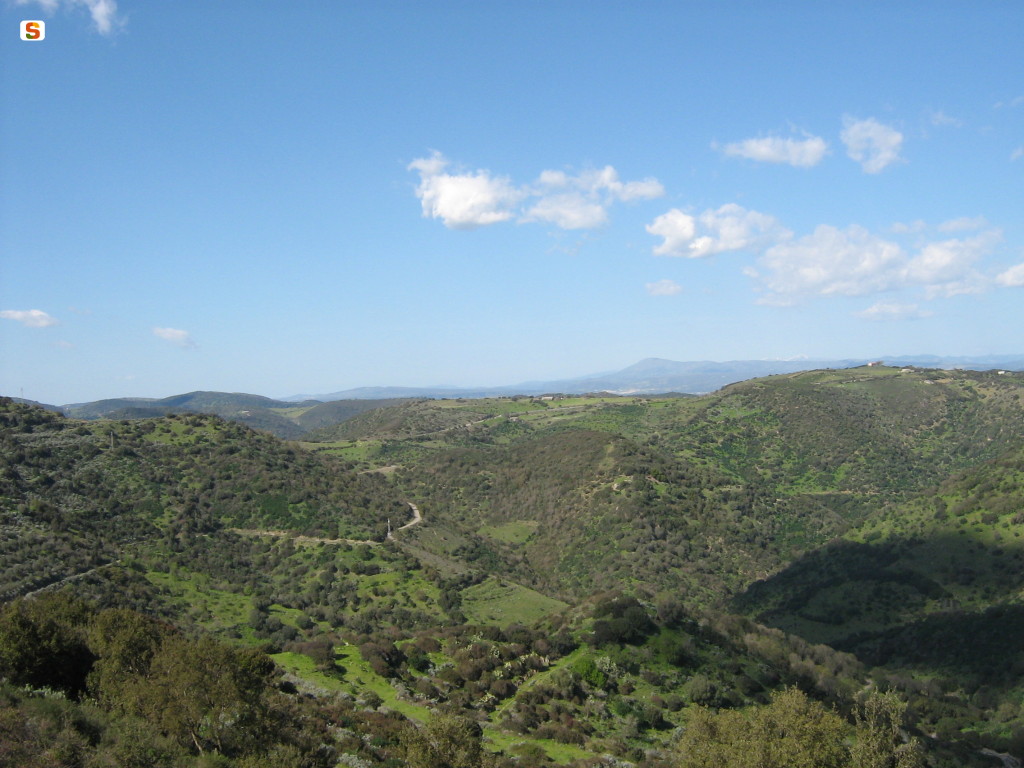 Panorama dalla miniera di Su Suergiu