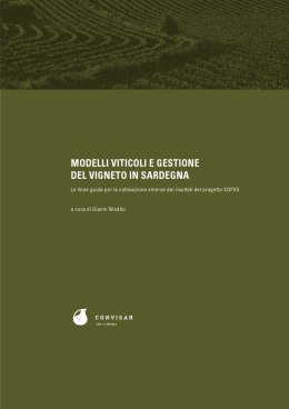 Modelli viticoli e gestione del vigneto in Sardegna copertina 368