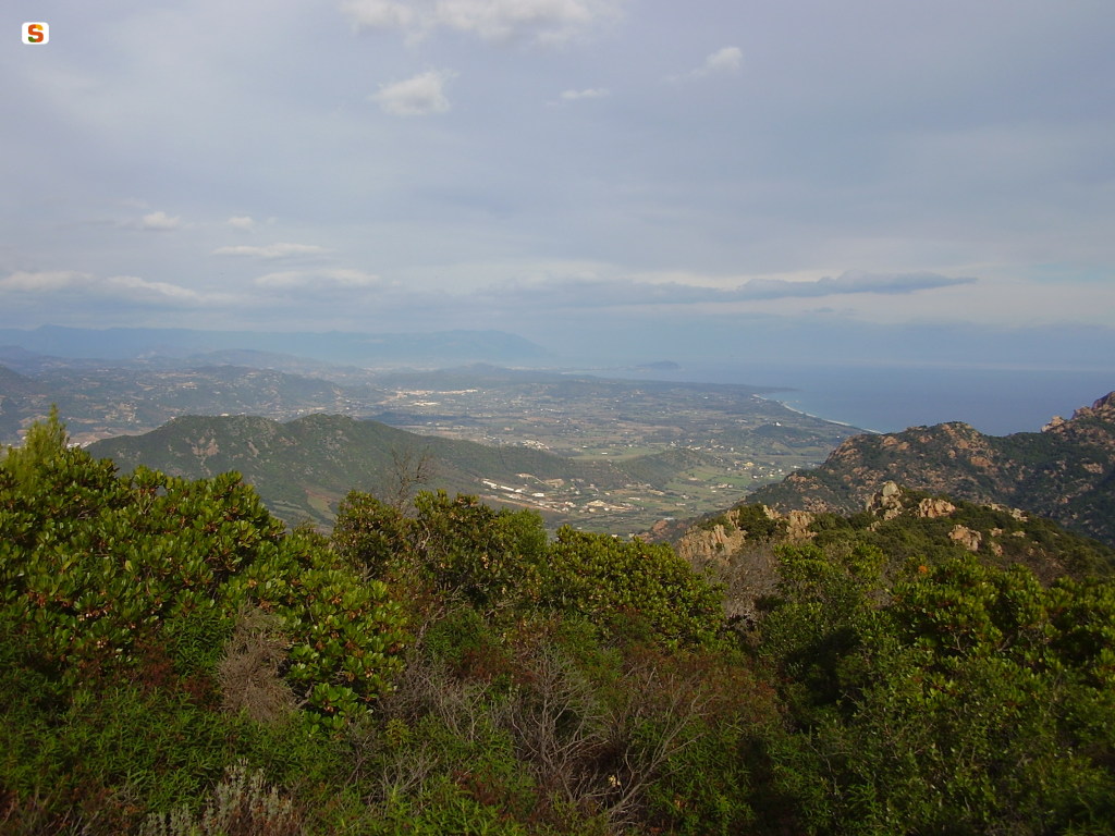 Panorama da monte Ferru