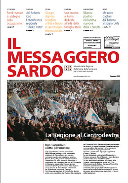 Il Messaggero Sardo gennaio 2009