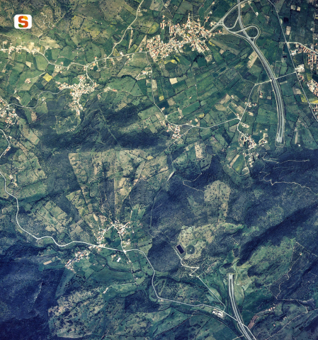 Zona rurale del comune di Budoni, foto aerea [449x480]