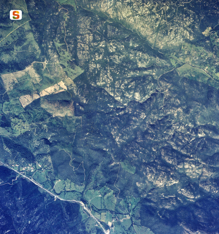 Loiri Porto San Paolo, foto aerea di Monte Ruju