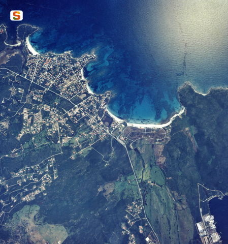 Olbia, foto aerea del litorale di Pittulongu [449x480]