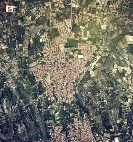 I centri urbani di Sorso e Sennori, foto aerea [449x480]