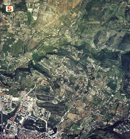 Territorio extraurbano di Sassari, foto aerea [449x480]
