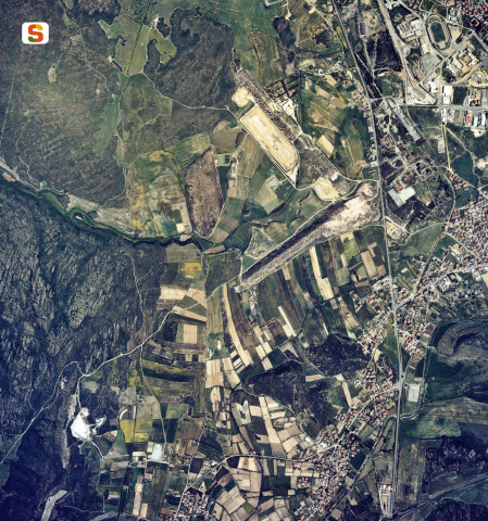 Città di Carbonia, foto aerea