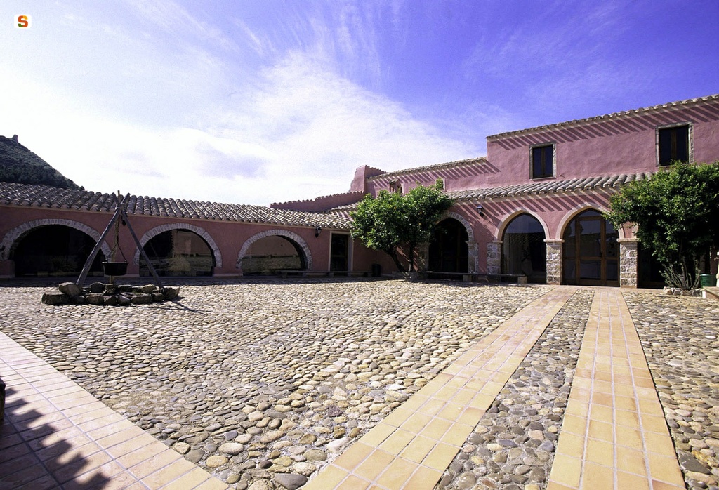 Las Plassas, Museo del Castello: cortile interno