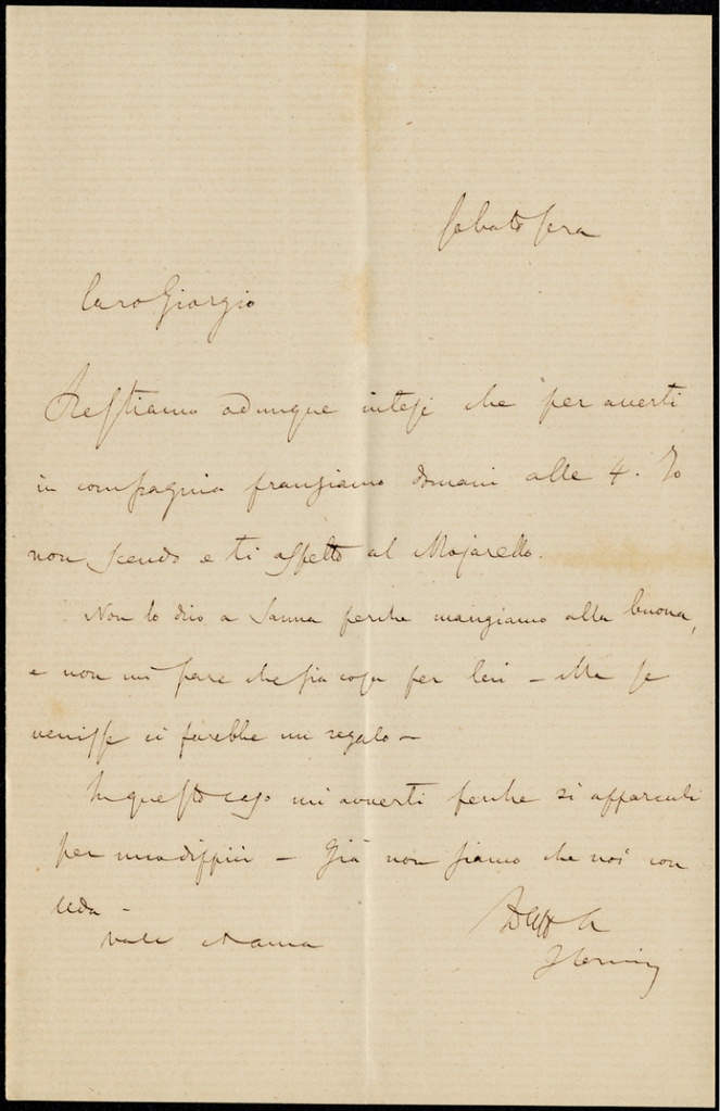 Lettera manoscritta inviata da Iacopo Comin a Giorgio Asproni : 32