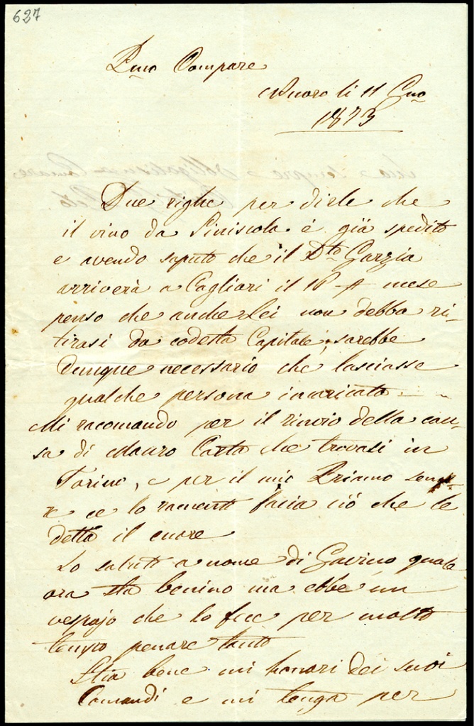 Lettera manoscritta inviata da Francesca Gallisai Pilo a Giorgio Asproni : 6