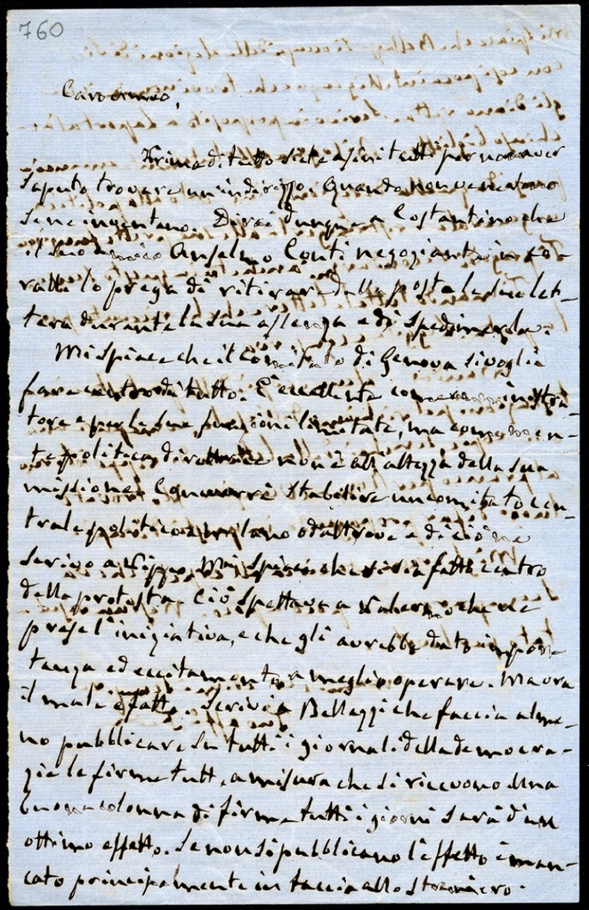 Lettera manoscritta inviata da F. Campanella a Giorgio Asproni : 4