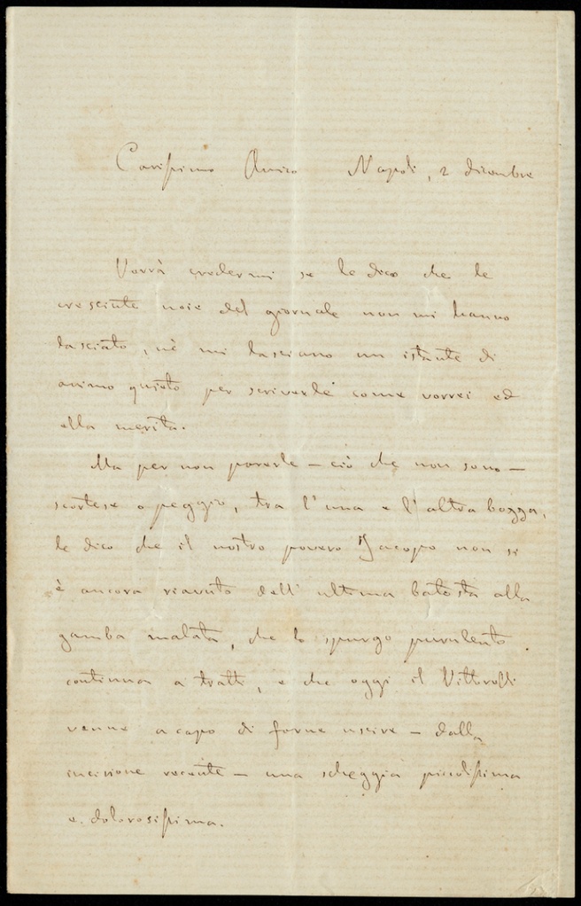 Lettera manoscritta inviata da Michele Uda a Giorgio Asproni : 13