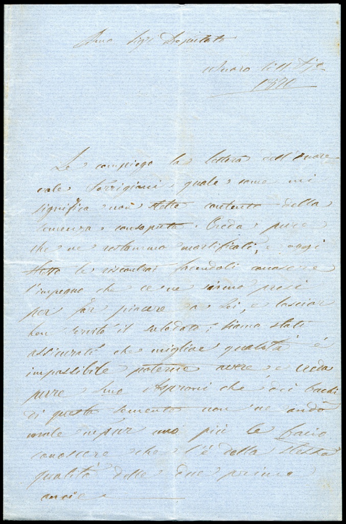 Lettera manoscritta inviata da Francesca Gallisai Pilo a Giorgio Asproni : 18