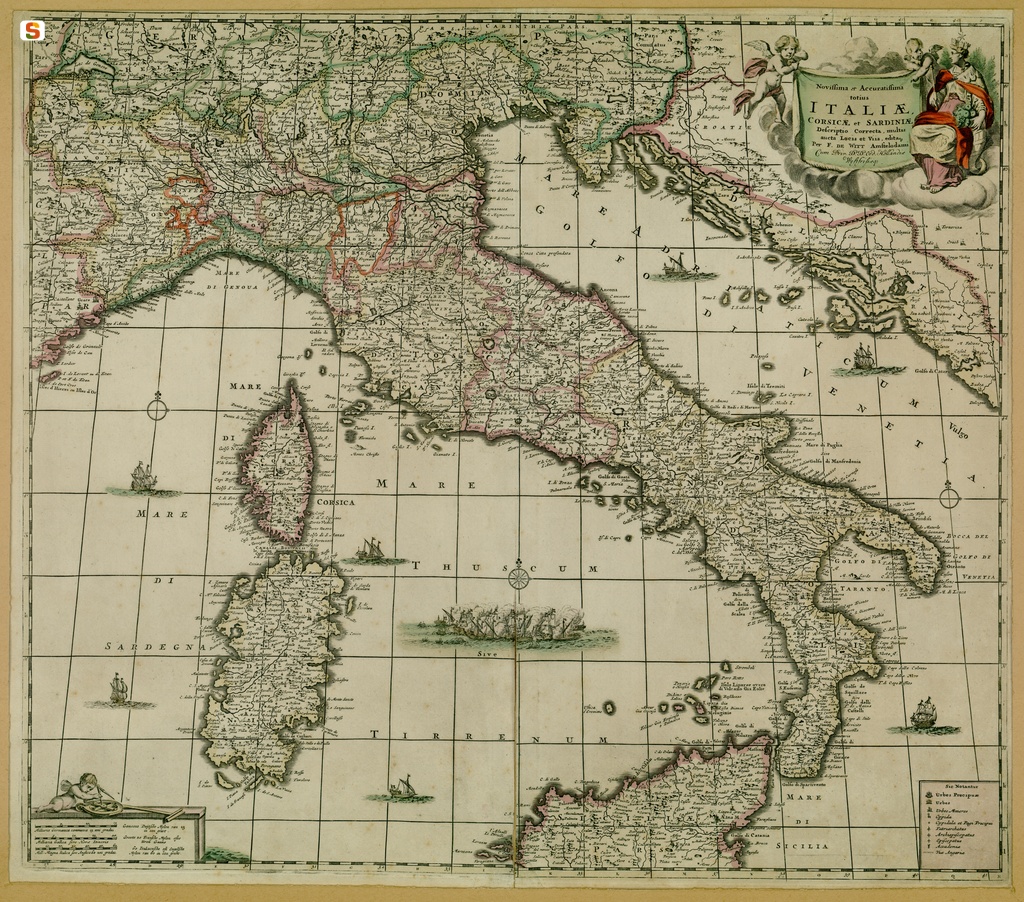 Novissima et Accuratissima totius Italiae, Corsicae et Sardiniae Descriptio