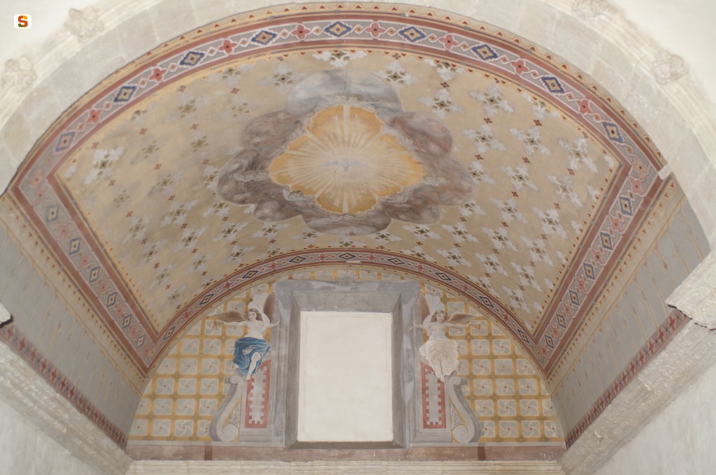 Marrubiu, chiesa della Vergine di Monserrato: volta affrescata