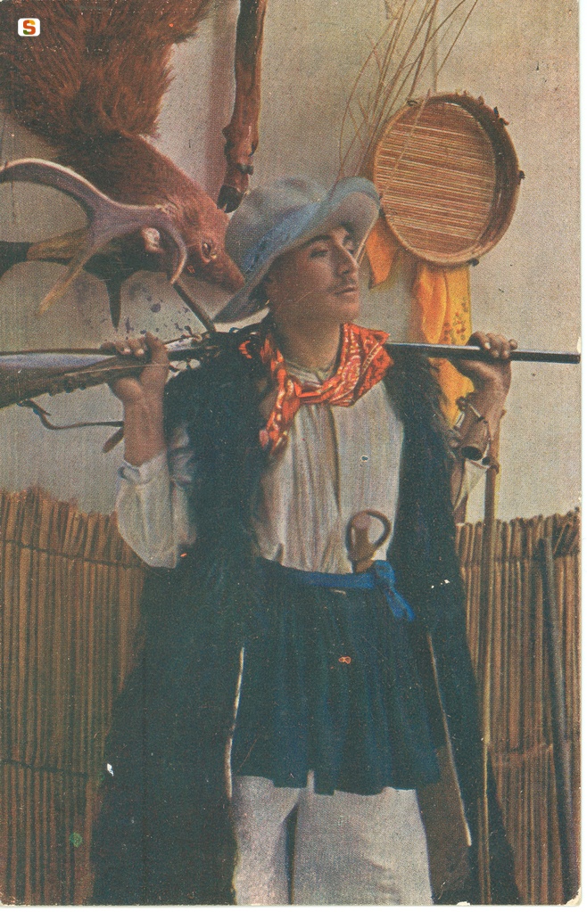 Cacciatore in abito tradizionale (fronte)