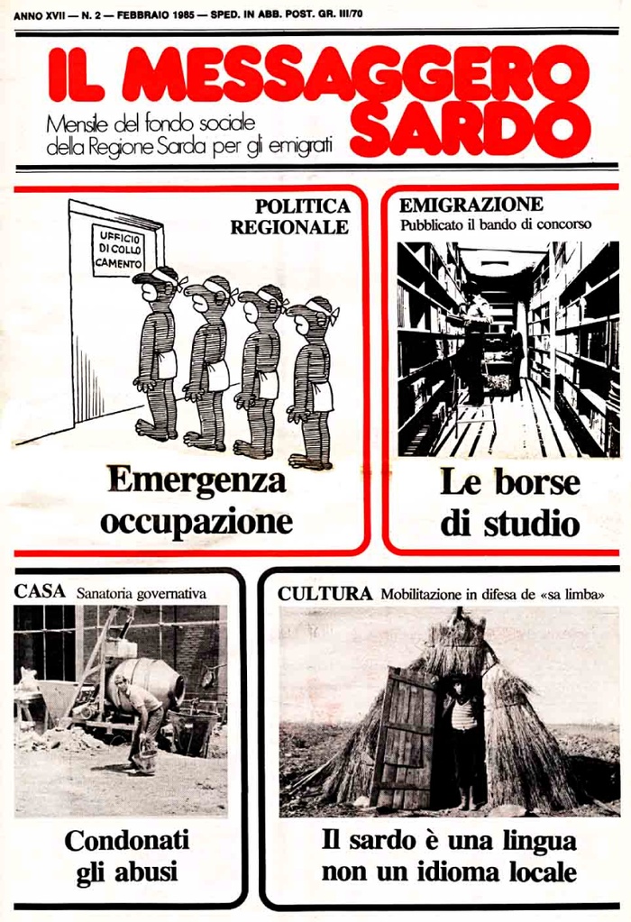 Il Messaggero Sardo, febbraio 1985