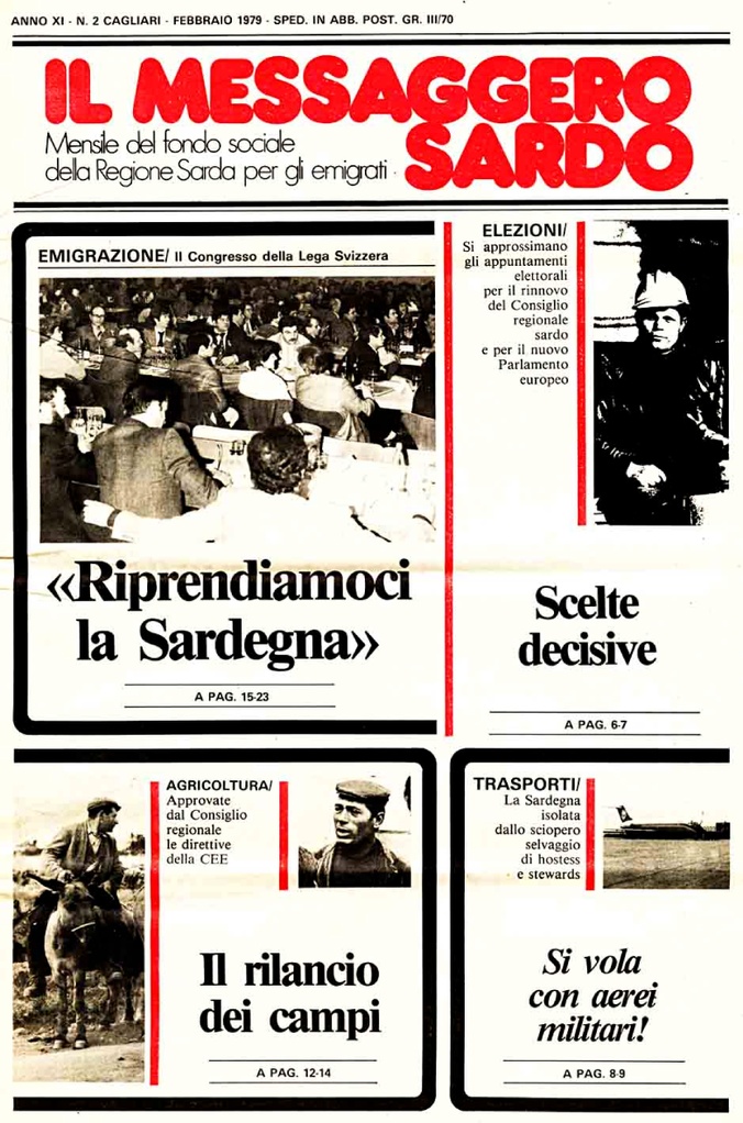 Il Messaggero Sardo, febbraio 1979