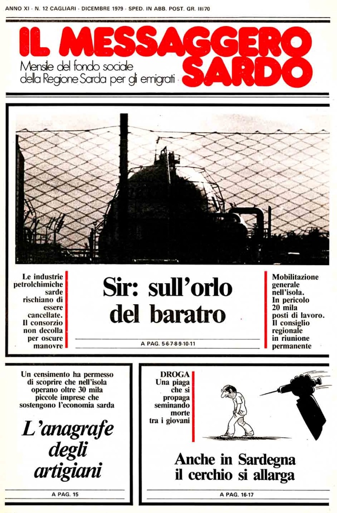 Il Messaggero Sardo, dicembre 1979