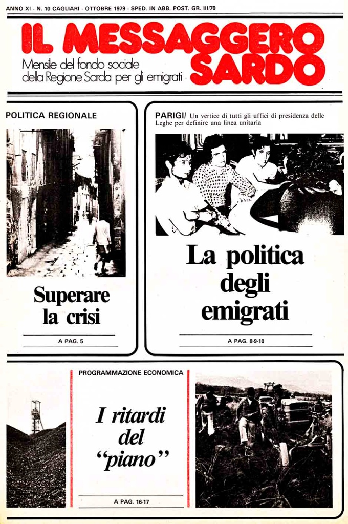 Il Messaggero Sardo, ottobre 1979