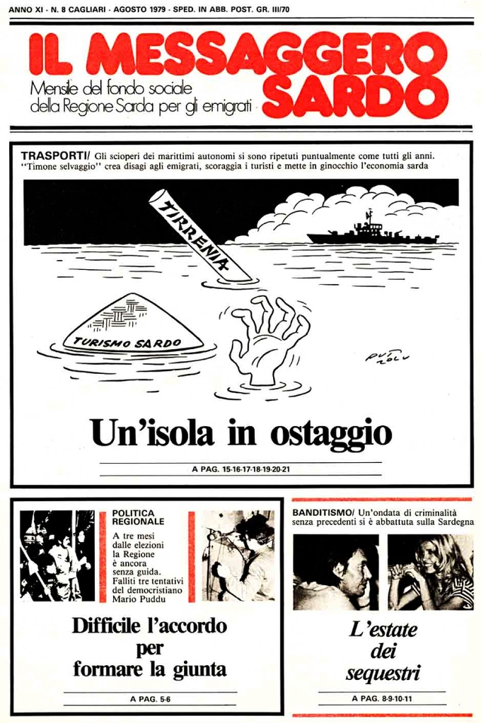 Il Messaggero Sardo, agosto 1979