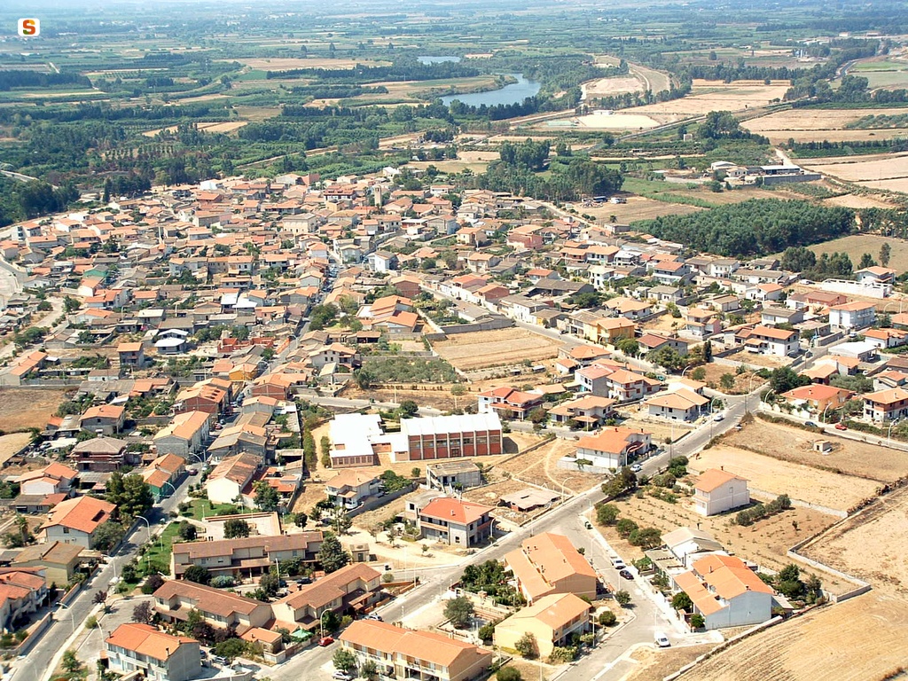 Veduta aerea di Zerfaliu