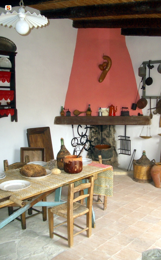 Ortacesus, museo del grano S'omu de is ainas: interno