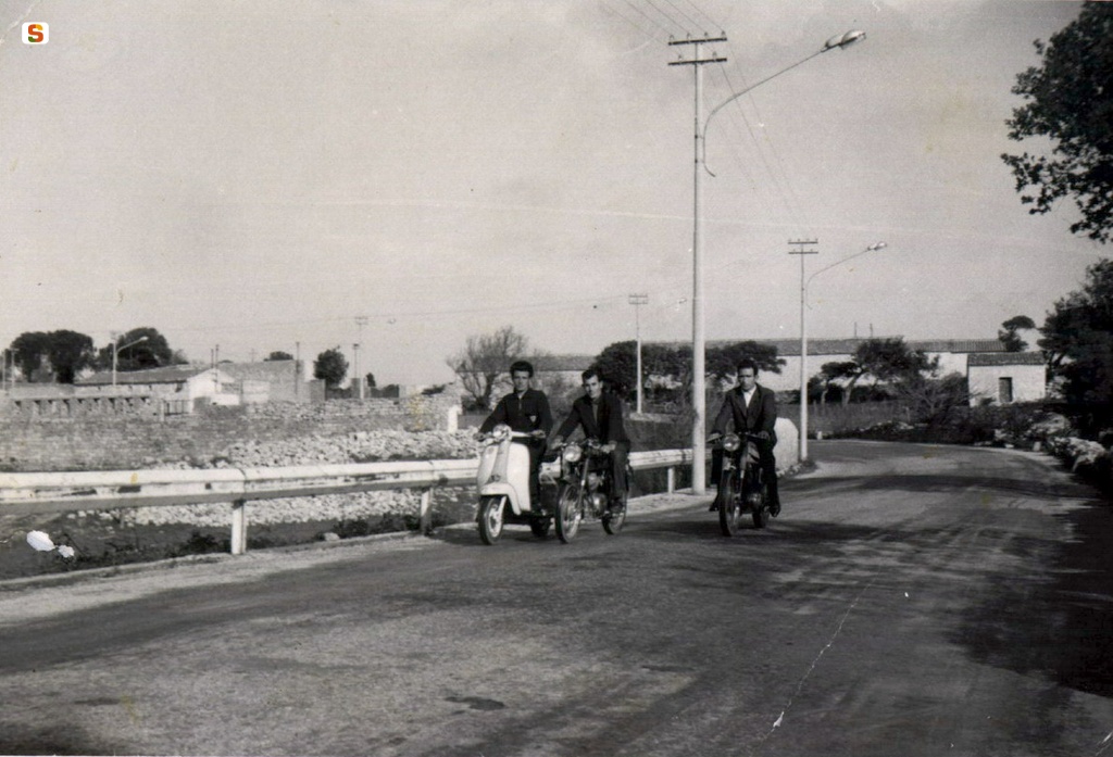 Luras, immagine d'epoca dell'ingresso di via Nazionale