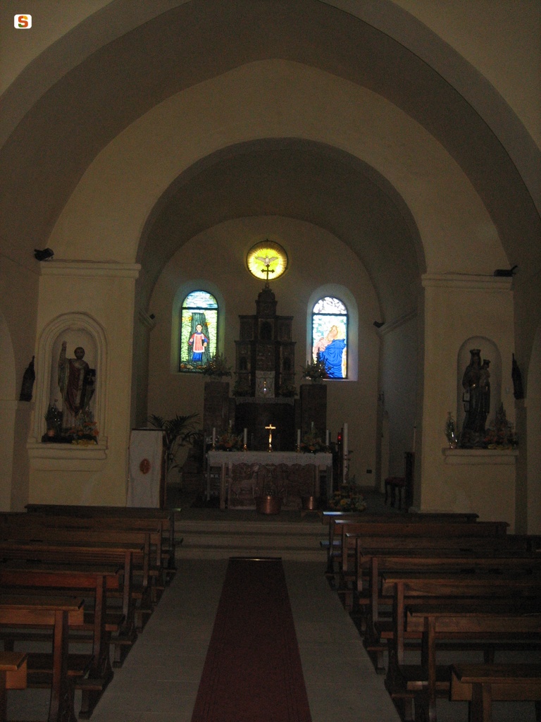 Sadali, chiesa parrocchiale di San Valentino: interno