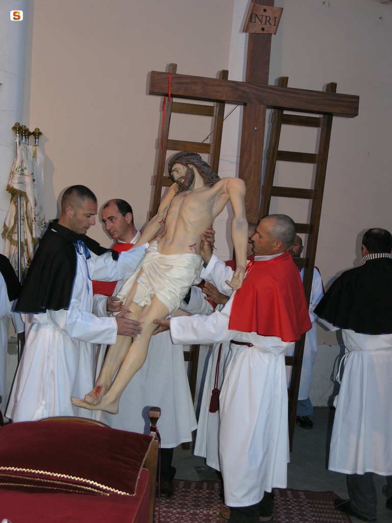 San Nicolò d'Arcidano, deposizione del Cristo dalla Croce