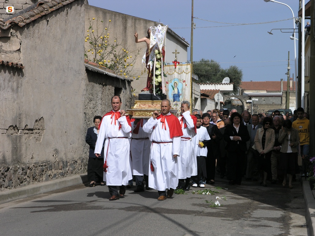 San Nicolò d'Arcidano, processione pasquale