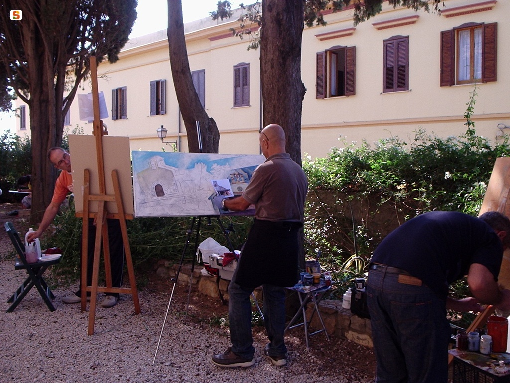 Sanluri, Festa del Borgo: pittura estemporanea