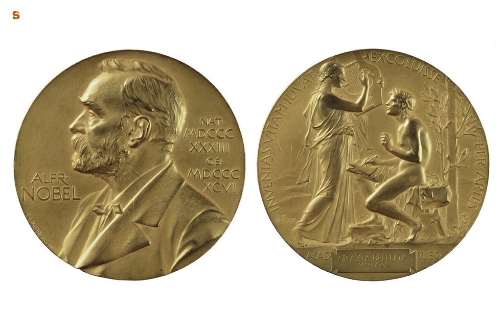 Nuoro, Museo Deleddiano: medaglia premio nobel 1926