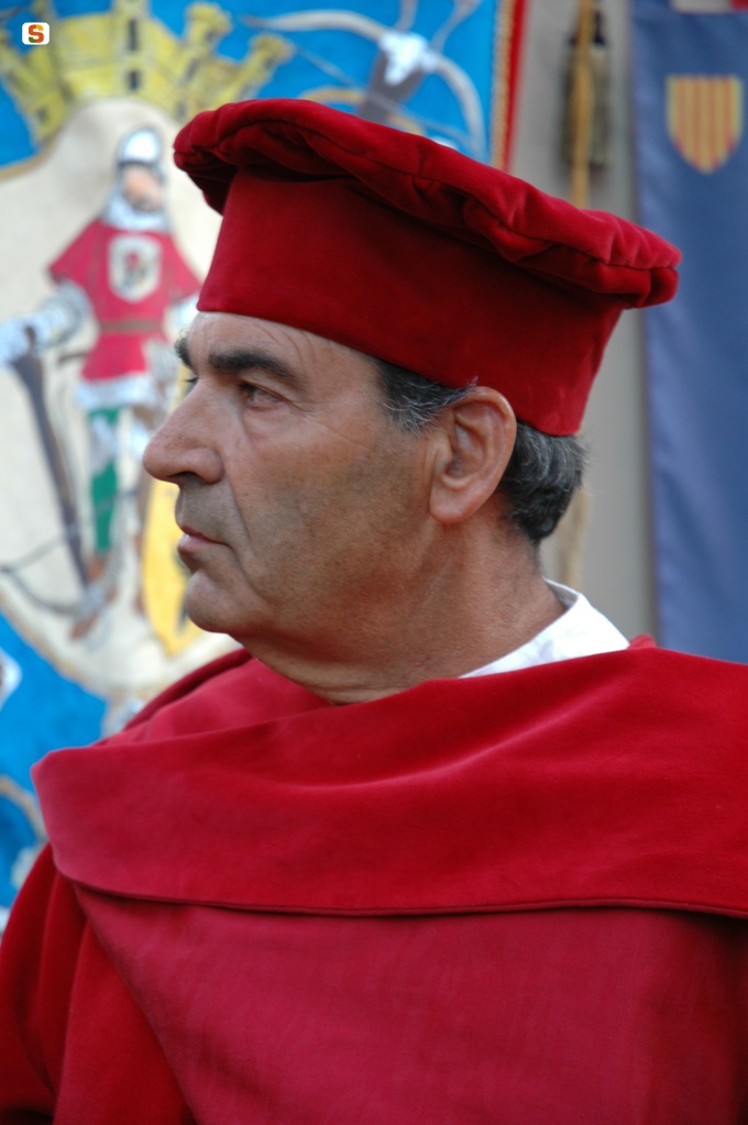 Uno dei partecipanti al Corteo Storico Medievale d'Iglesias