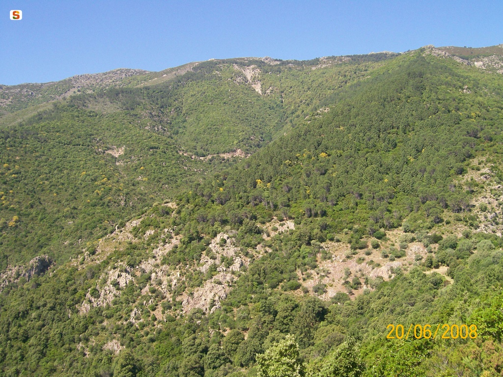 Talana, panorama dalla casermetta Sorberine