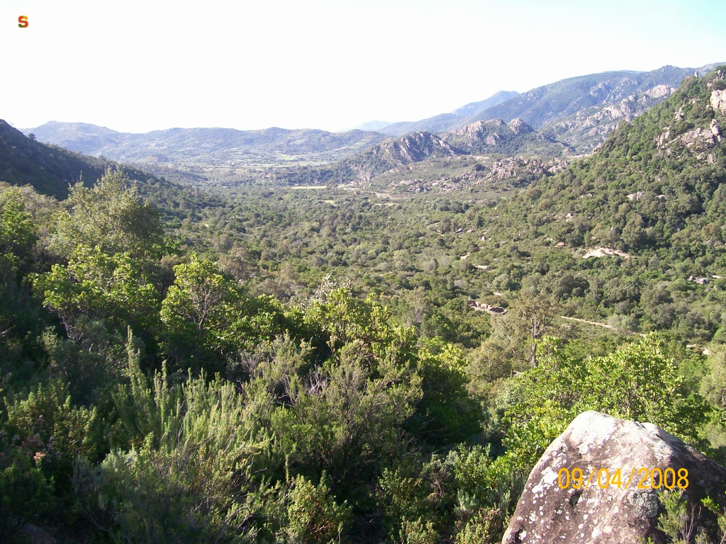 Talana, panorama da Funtana Carcinadorgios