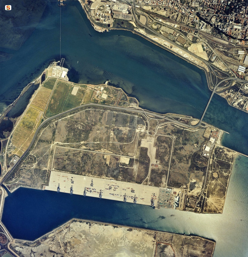 Porto Canale, foto aerea