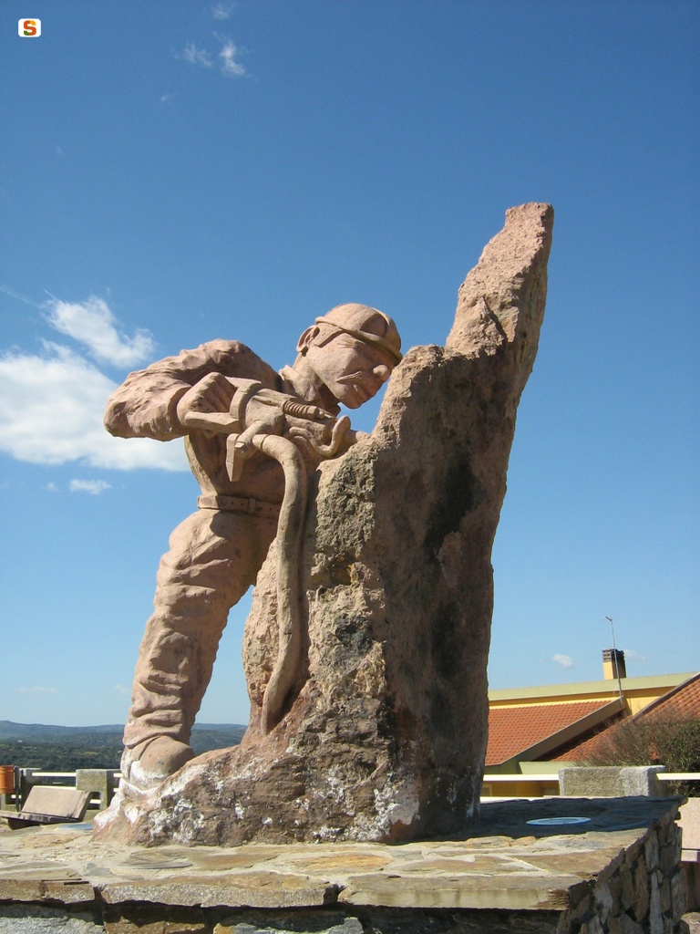 Villasalto, monumento ai minatori