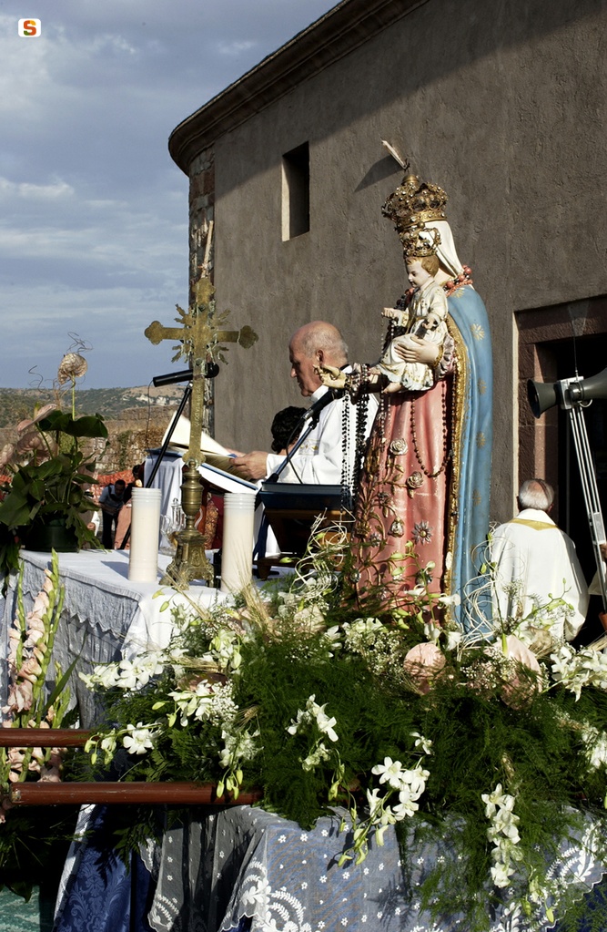 Celebrazione della messa nel castello dei Malaspina
