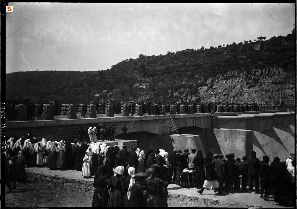 Ula Tirso, inaugurazione della diga sul fiume Tirso