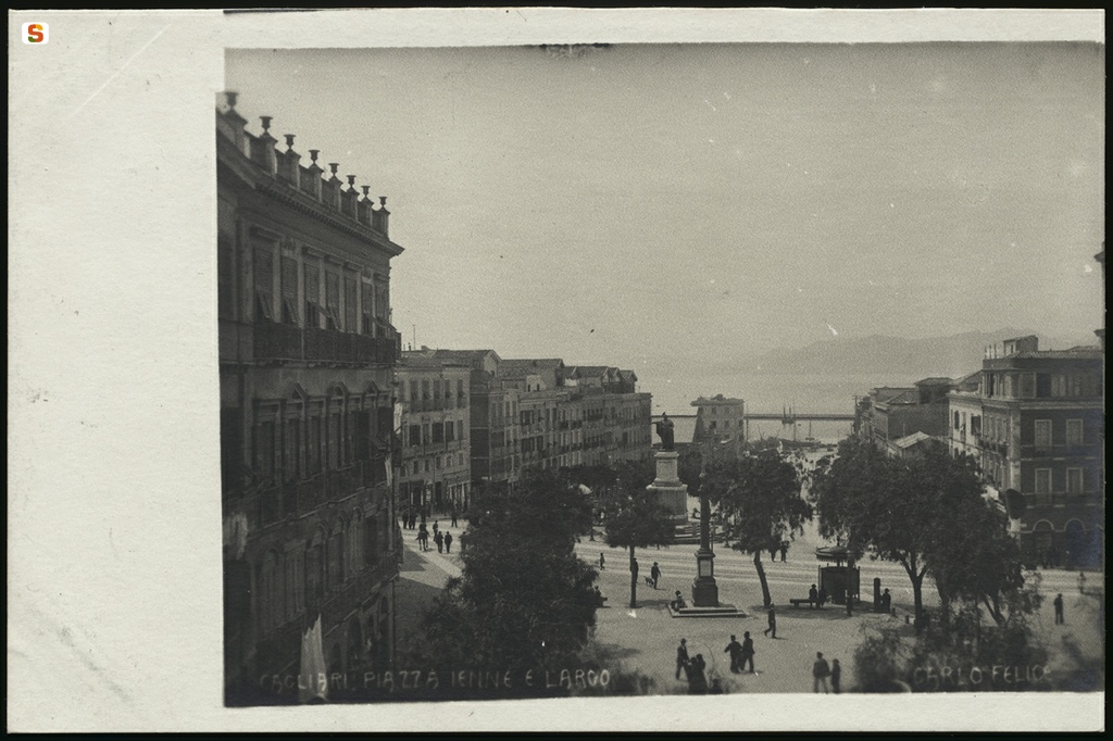 Cagliari, piazza Jenne e largo Carlo Felice