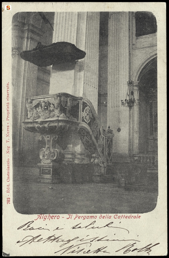Alghero, cattedrale: il pulpito