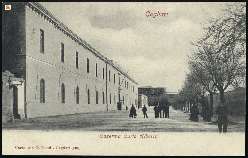 Cagliari. caserma Carlo Alberto