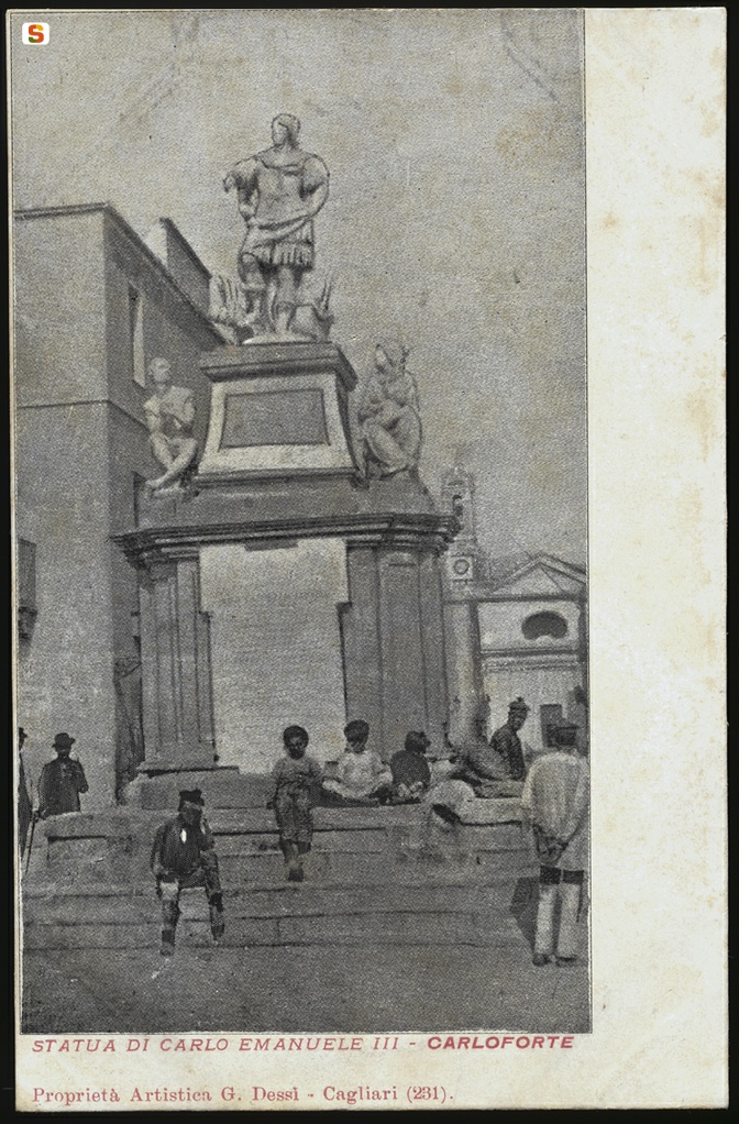 Carloforte, statua di Carlo Emanuele III