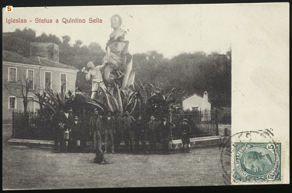 Iglesias, la statua di Quintino Sella