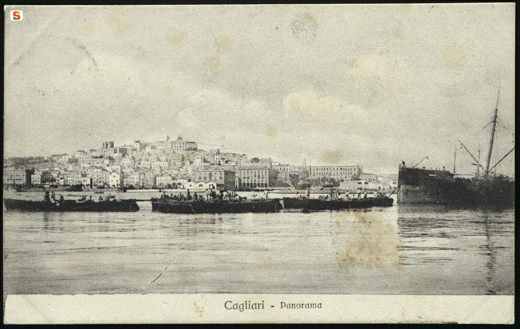 Cagliari, panorama (fronte)