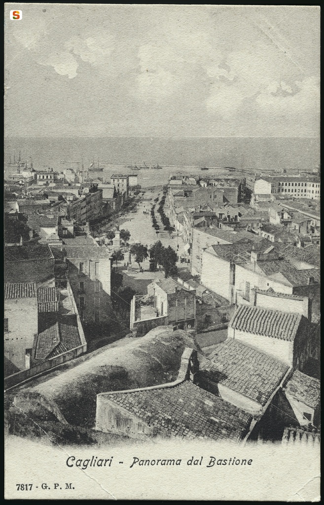 Cagliari, panorama dal Bastione