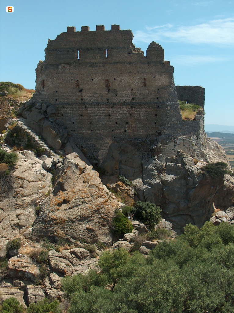 Siliqua, castello di Acquafredda: mastio