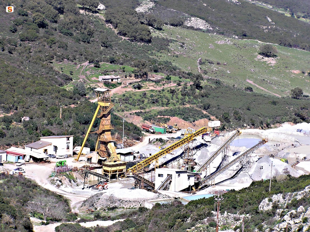 Silius, miniera: pozzo centrale