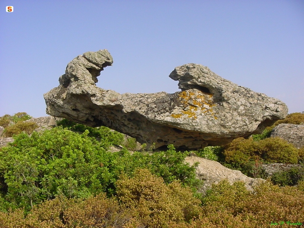 Silius, roccia caratteristica