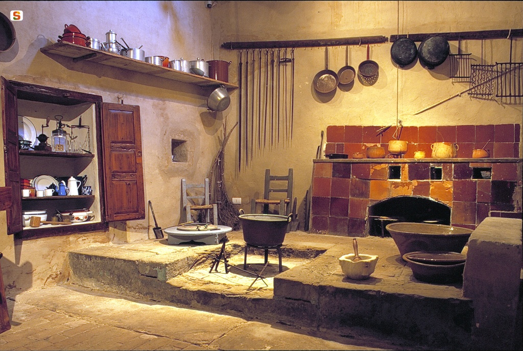 Siddi, museo Casa Steri: cucina